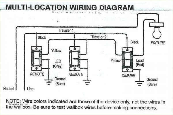 Maestro 4 Way Dimmer Switch Wiring Diagram â Botscamp